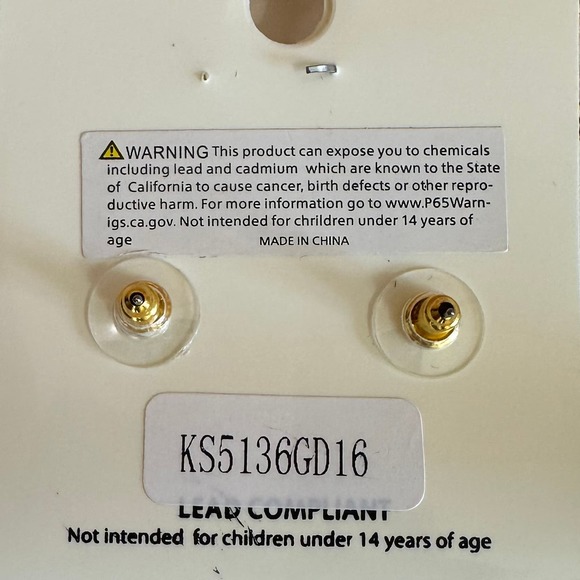 NWT, Jennifer & CO. Women’s Gold & Crystal Earring & Necklace Set, Reversible. - Picture 14 of 14